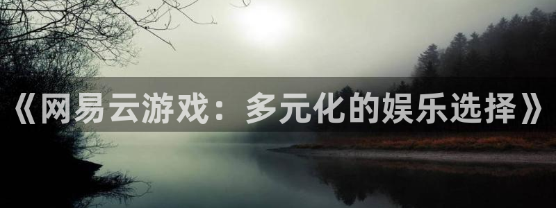 长征娱乐注册地址：《网易云游戏：多元化的娱乐选择》